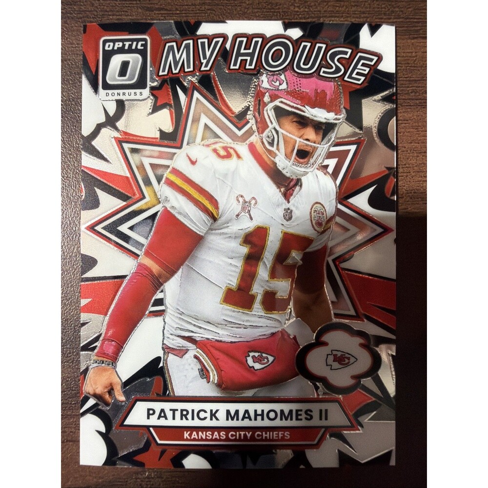 2025 Panini Donruss Optic My House Insert Patrick Mahomes II Chiefs #6